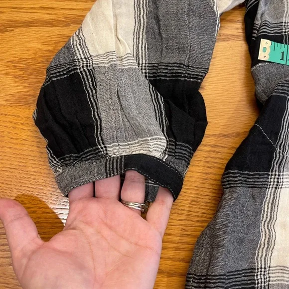 Old Navy Black and White Checkered Plaid Dress XL - Picture 5 of 6